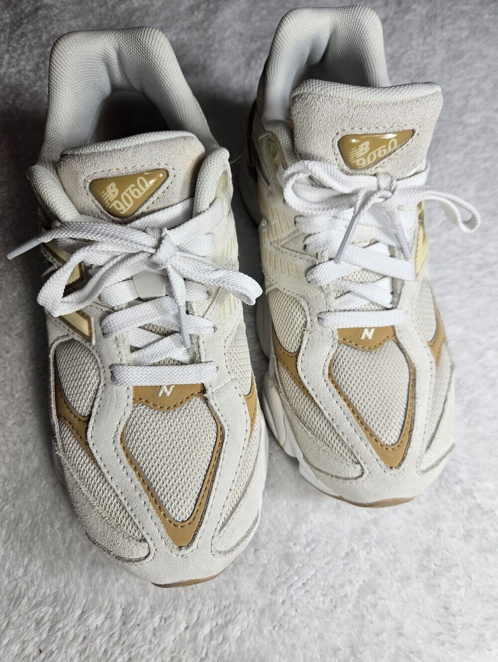New Balance 9060 Sea Salt Dolce  Athletic Sneakers